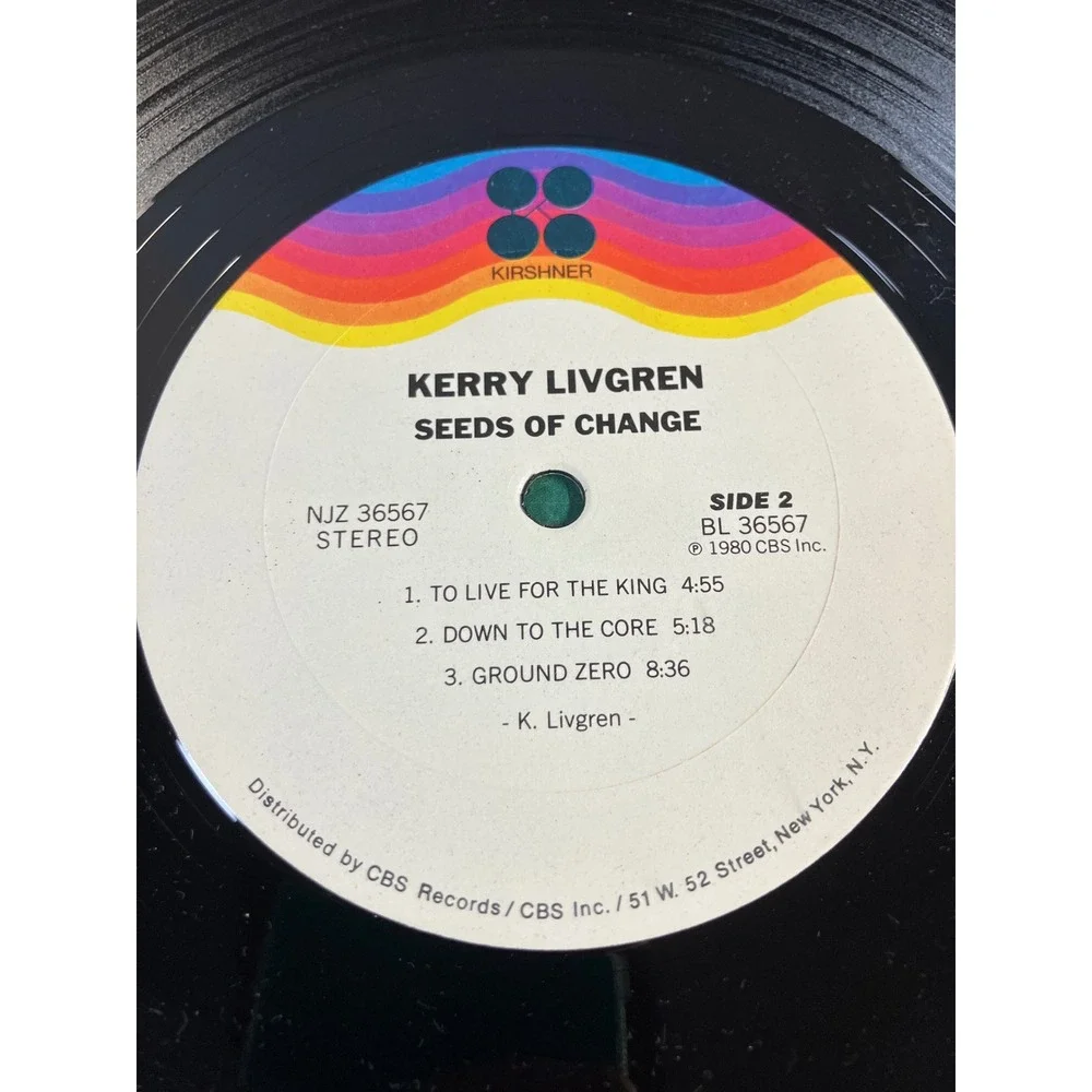 Kerry‎ Livgren Seeds of Change Vinyl Record Album 1980 Kirshner CBS Records - Picture 5 of 6
